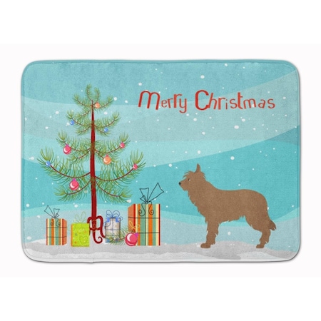 Carolines Treasures Berger Picard Christmas Machine Washable Memory Foam Mat BB8483RUG